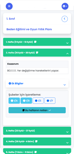 Yıllık Plan Önizleme