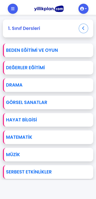 Yıllık Plan Önizleme