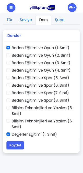 Yıllık Plan Önizleme